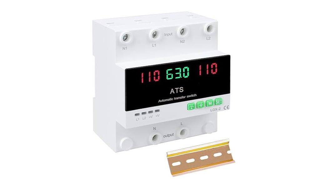 110v transfer switch led