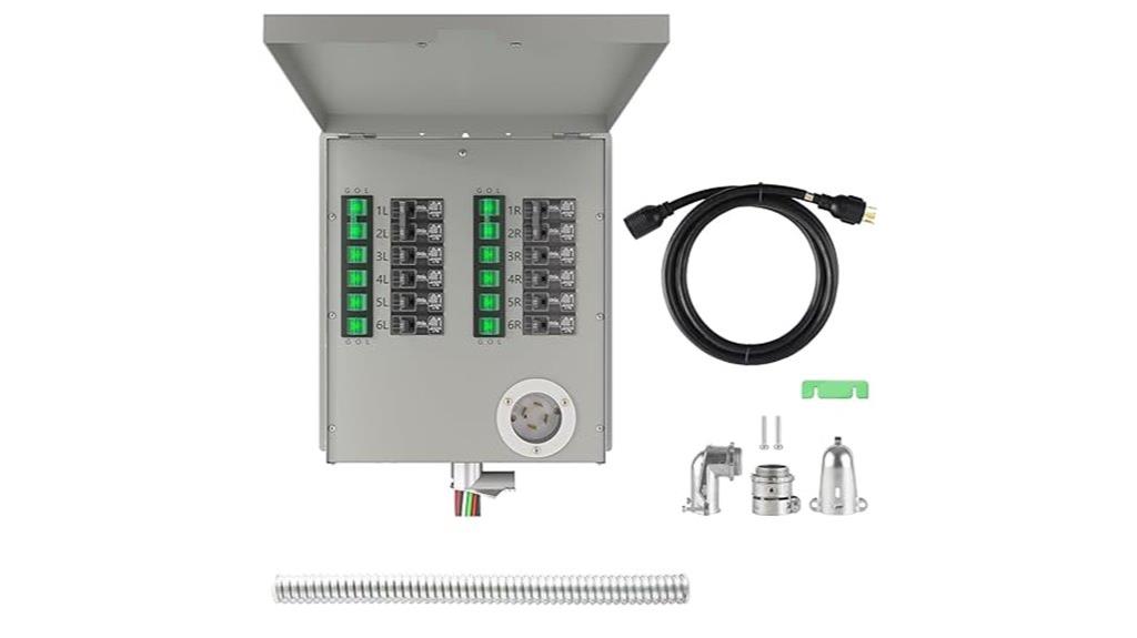 12 circuit generator transfer switch