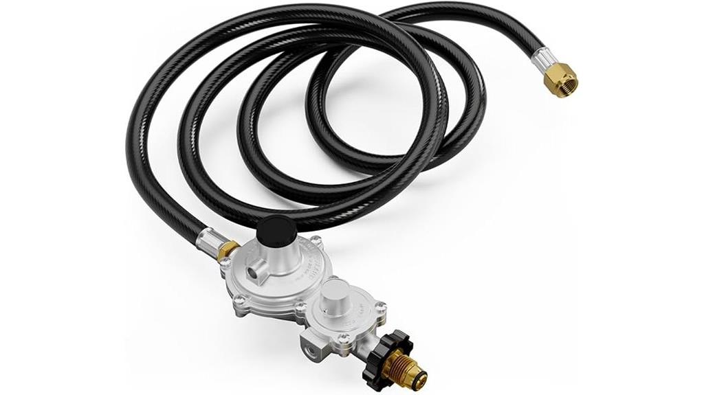 12 foot propane hose and regulator