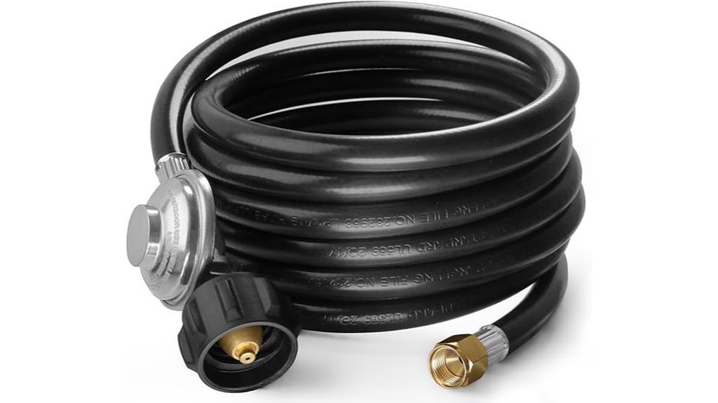 12 foot propane regulator hose