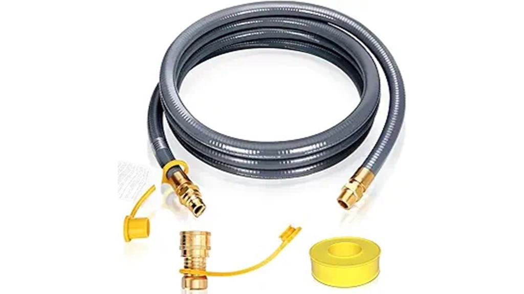 15 foot natural gas hose
