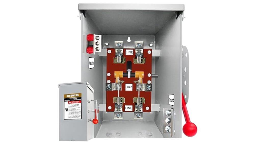 200 amp generator transfer switch