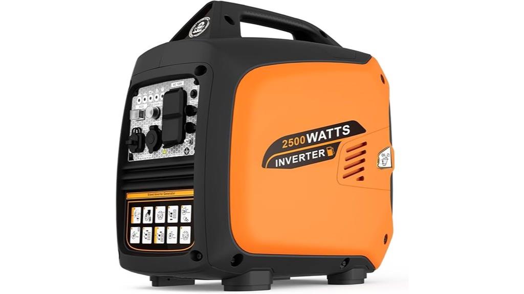 2500 watt camping gas generator