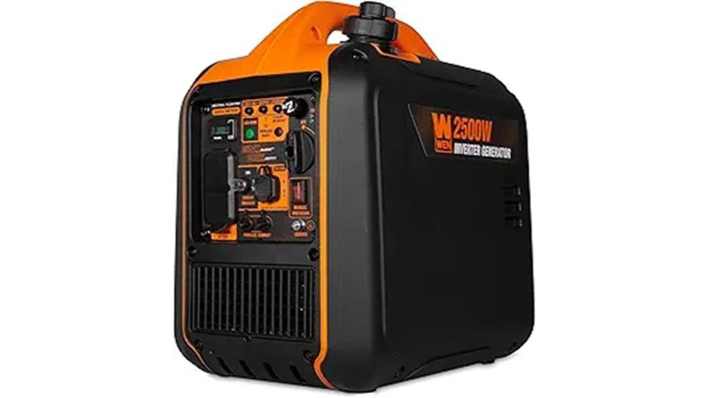 2500 watt inverter generator