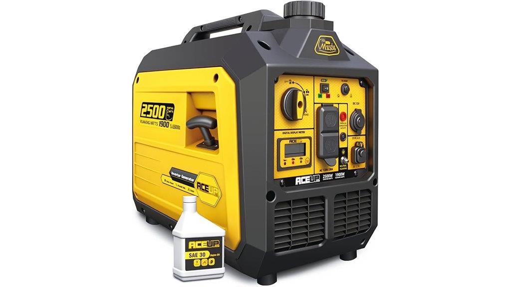 2500w gas inverter generator