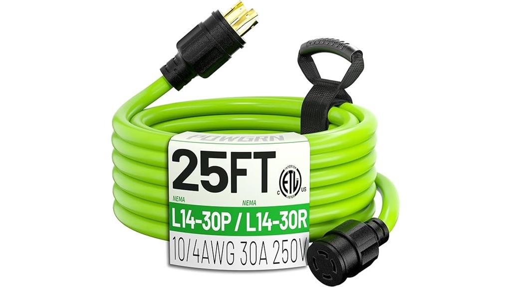 25 foot 30 amp extension cord