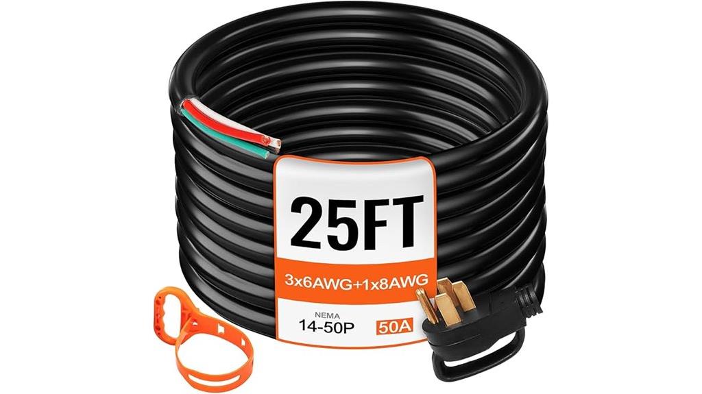 25 ft 50 amp extension