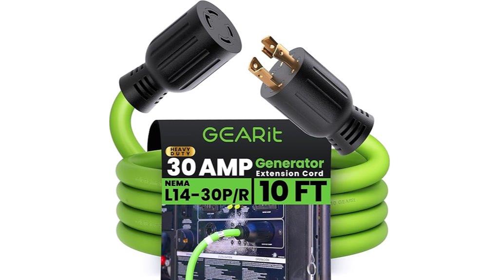 30 amp 10 ft cord