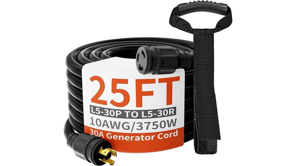 30 amp 25 ft cord