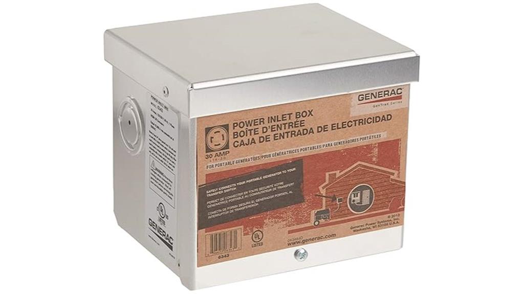 30 amp aluminum power inlet