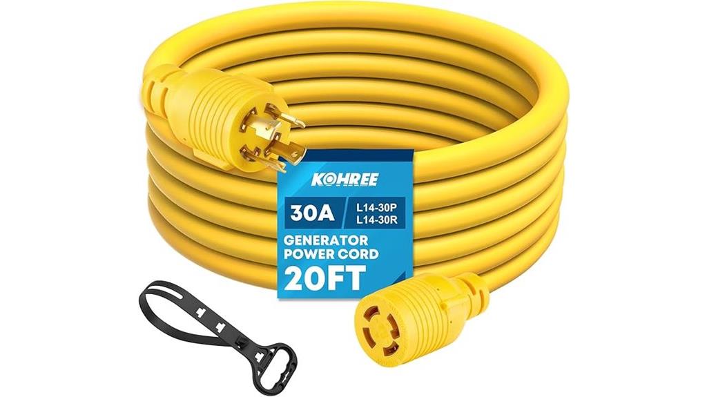 30 amp generator cord