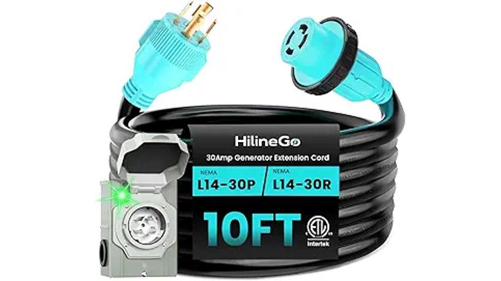 30 amp power extension cord