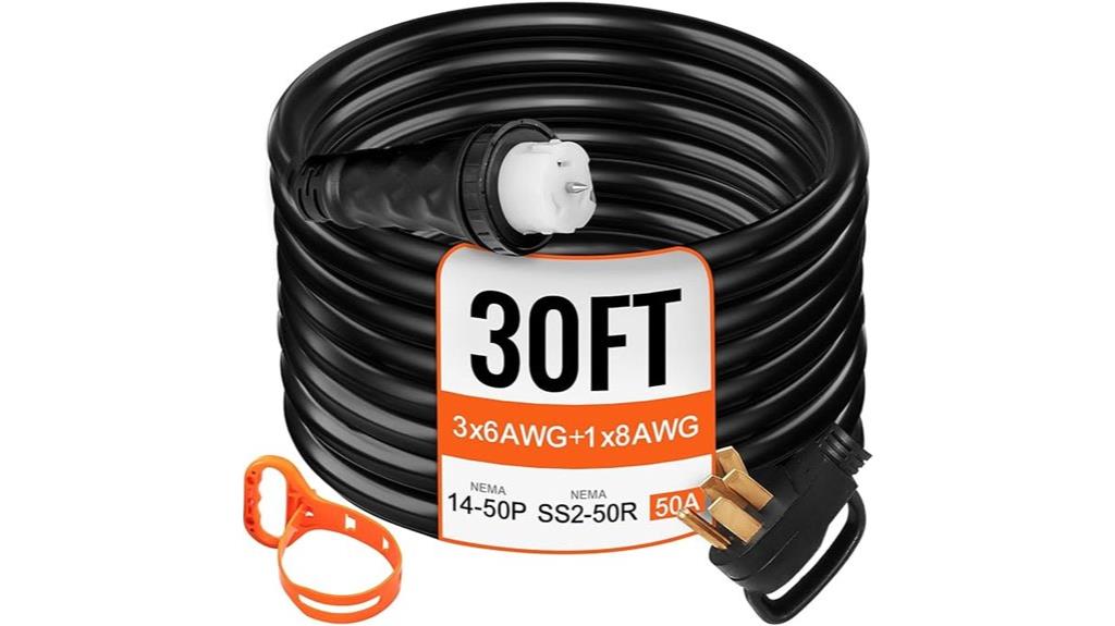 30 ft generator extension cord