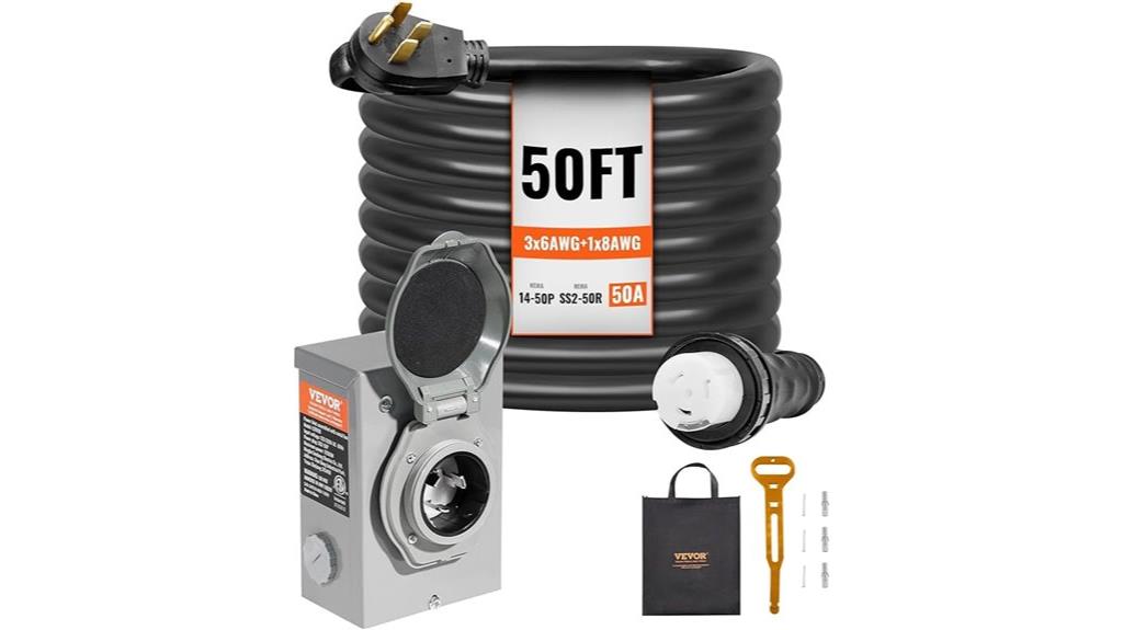 50 amp generator cord kit