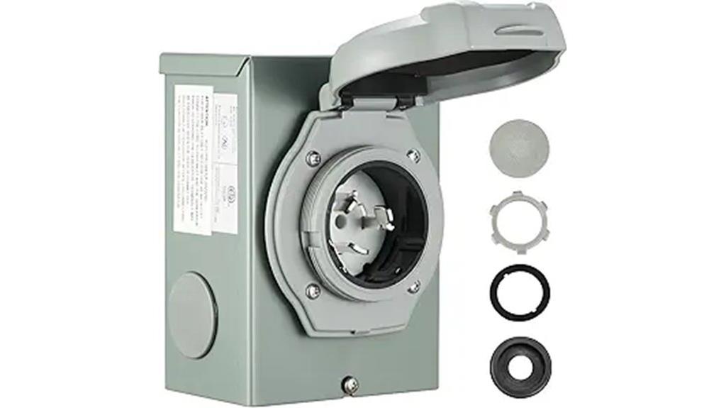 50 amp generator inlet