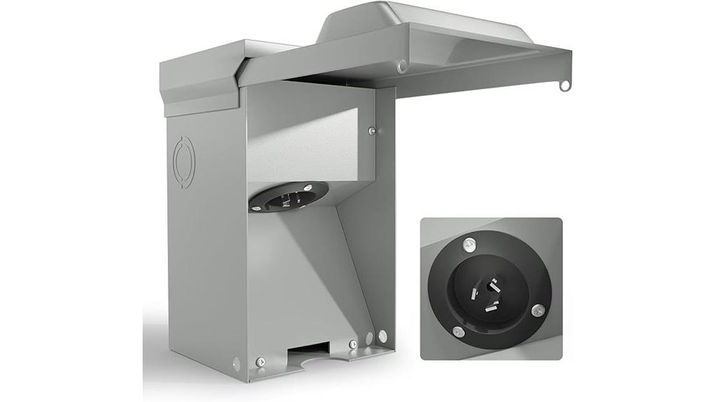 50 amp generator power inlet