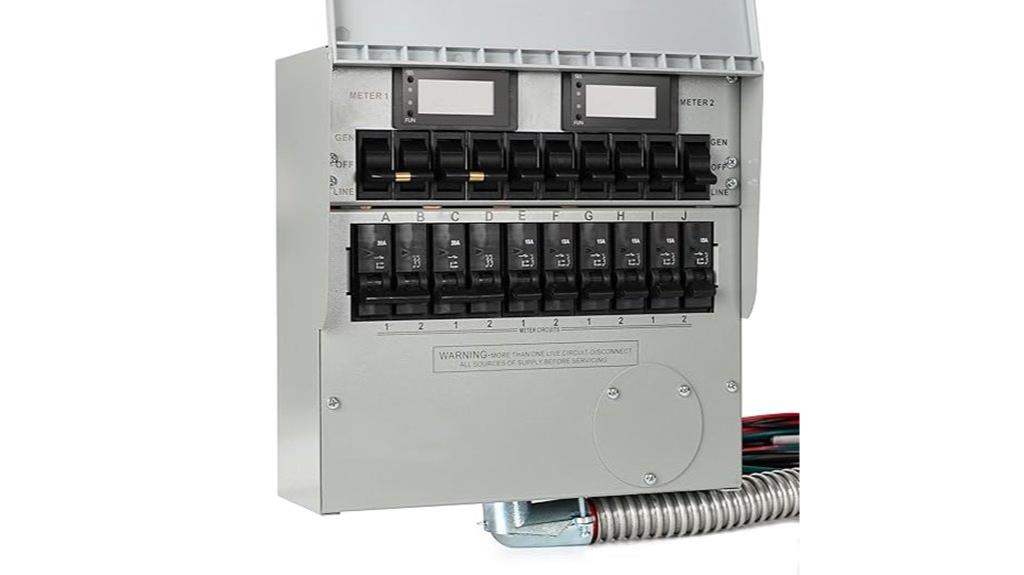 50 amp manual transfer switch