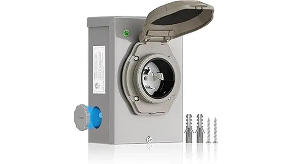 50 amp power inlet