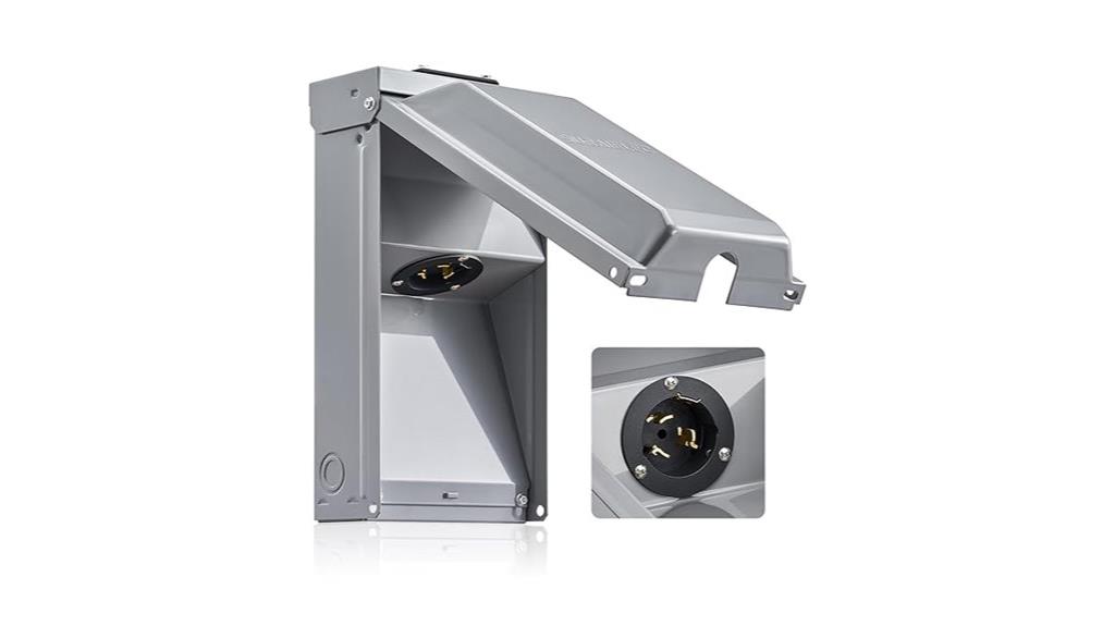 50 amp power inlet box