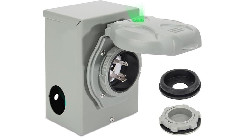 50 amp power inlet box