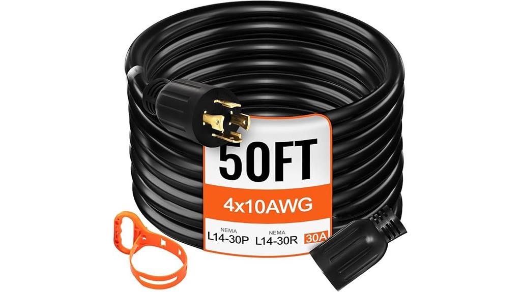 50 ft generator extension cord