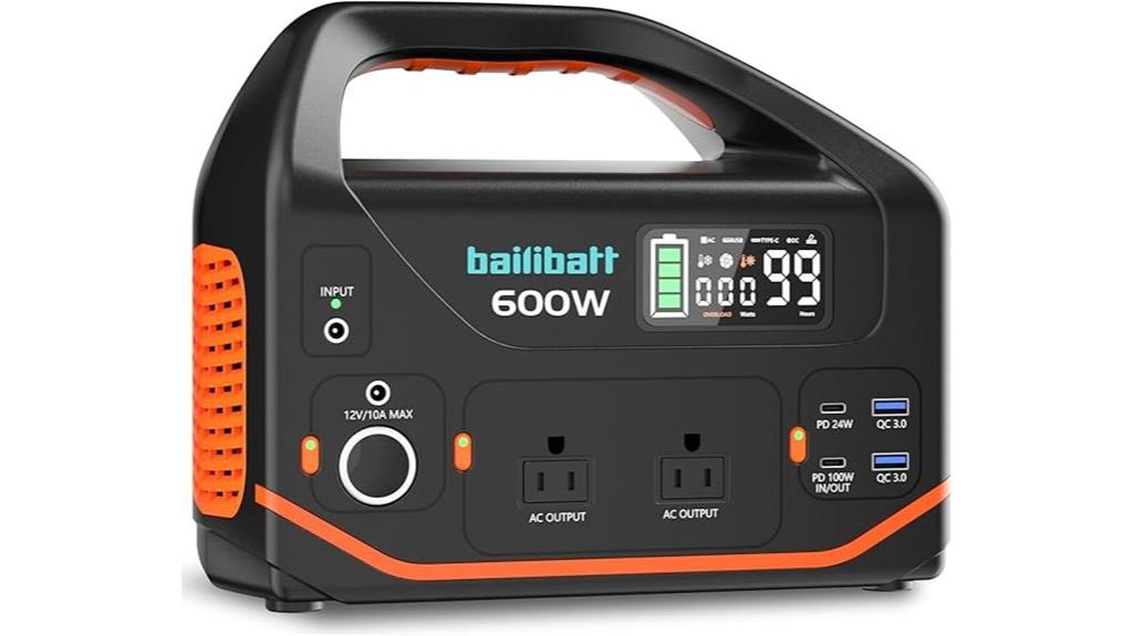 600w portable lithium power
