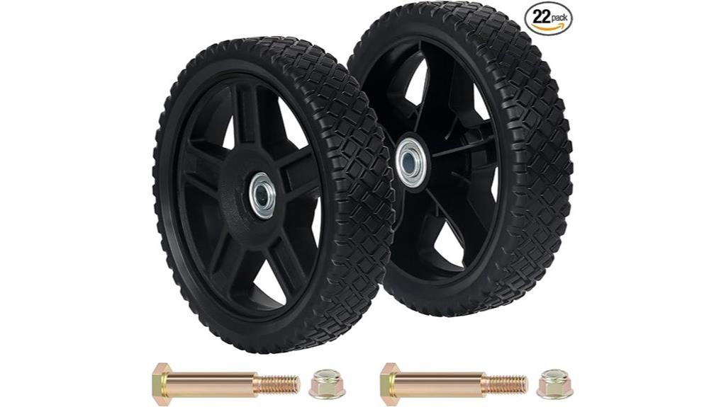 8 inch lawn mower wheels