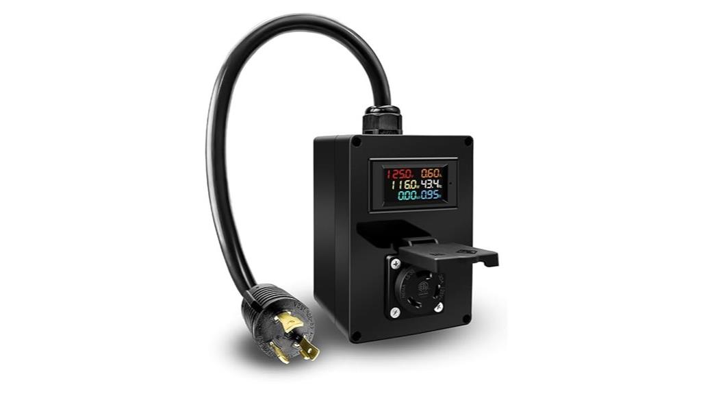 ac power meter lcd