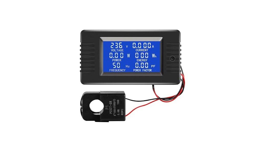 ac power meter lcd