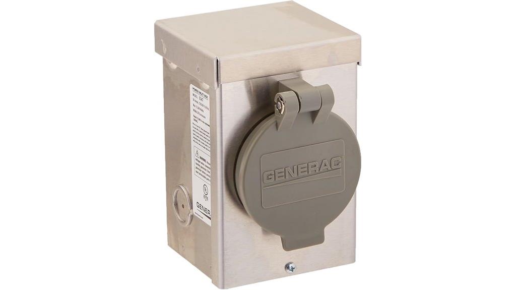 aluminum 50 amp power inlet