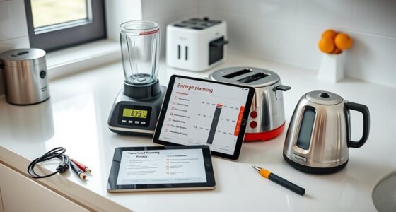 appliance wattage planning checklist