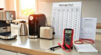 appliance wattage planning guide