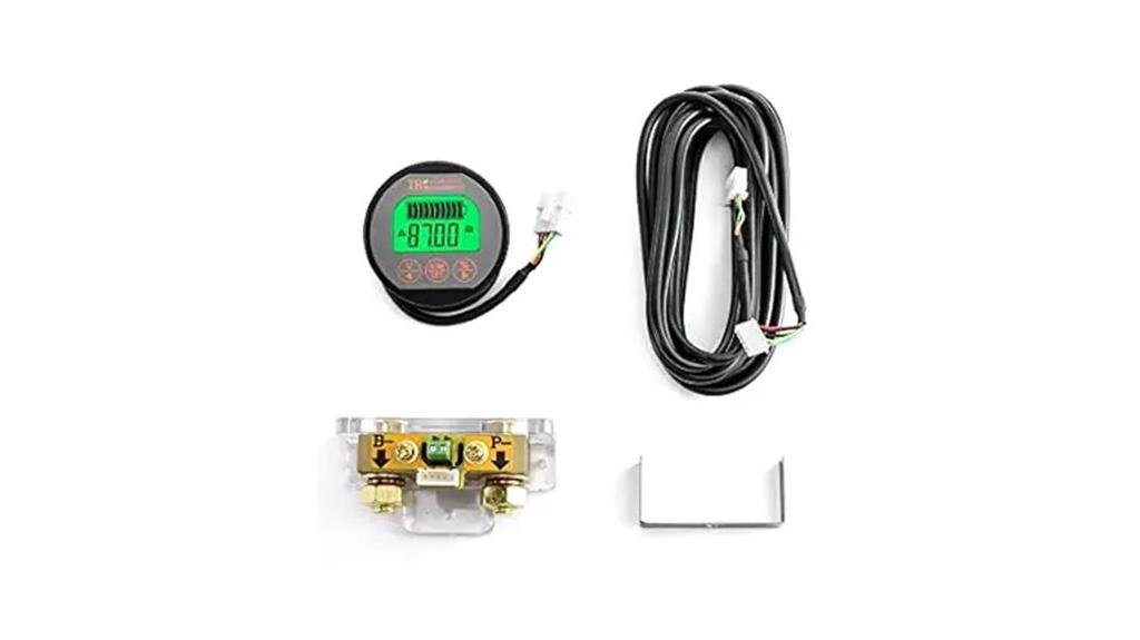 battery voltmeter with cable