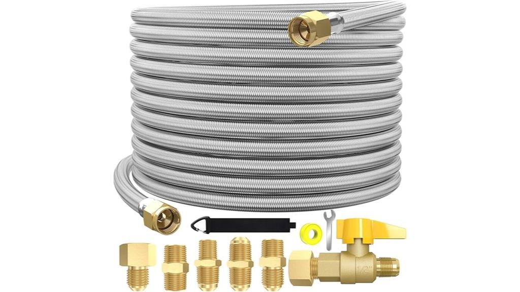 braided propane hose extension