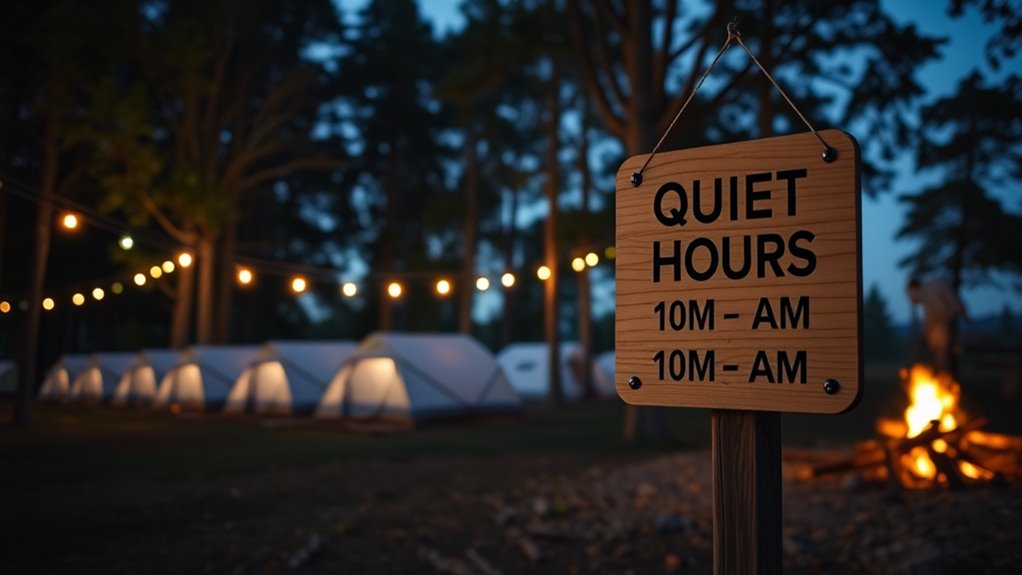 campground etiquette and safety