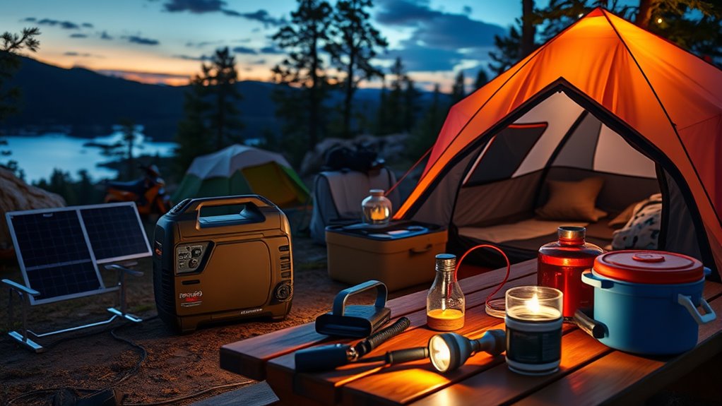 camping generator selection tips