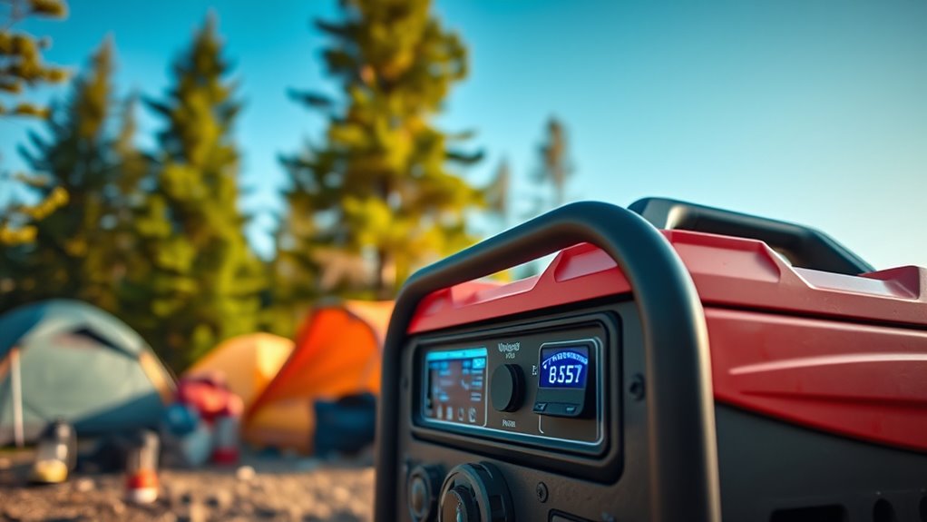 camping generator voltage meters