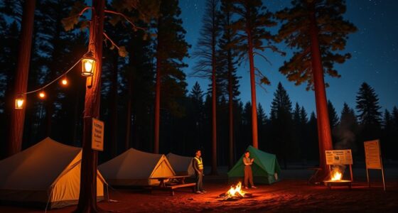 camping quiet hours maintenance