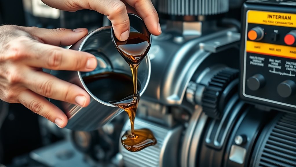 check and change oil