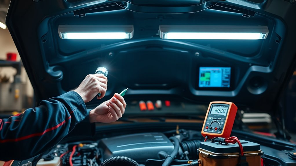 check battery and fuel