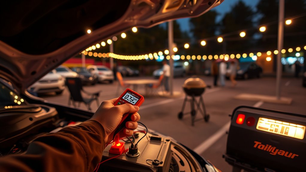 check battery and switch