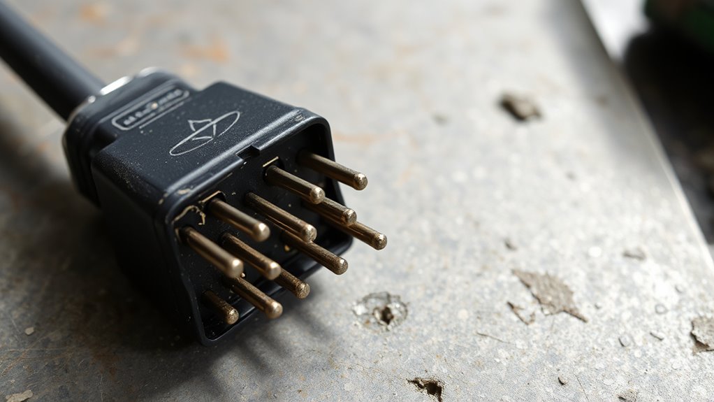 check cables for damage