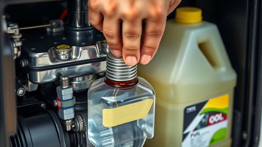 check fuel and oil