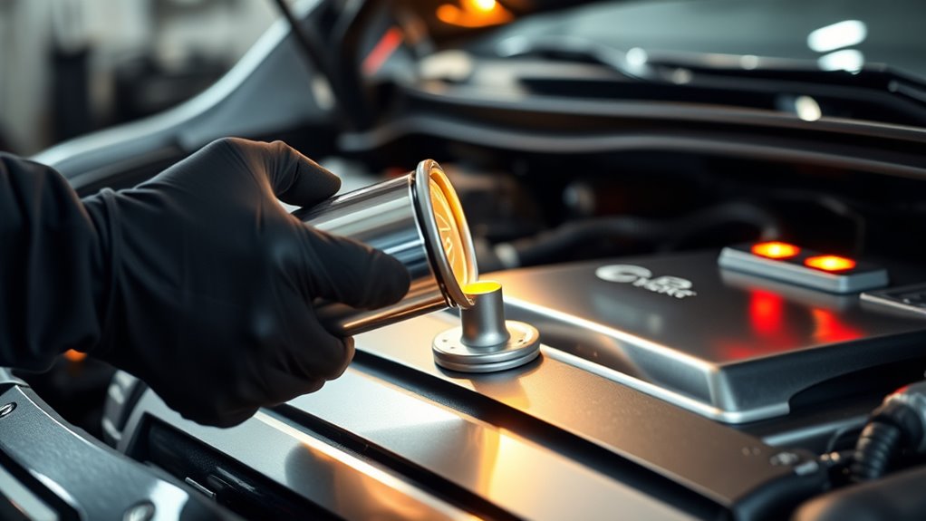 check oil filter and level