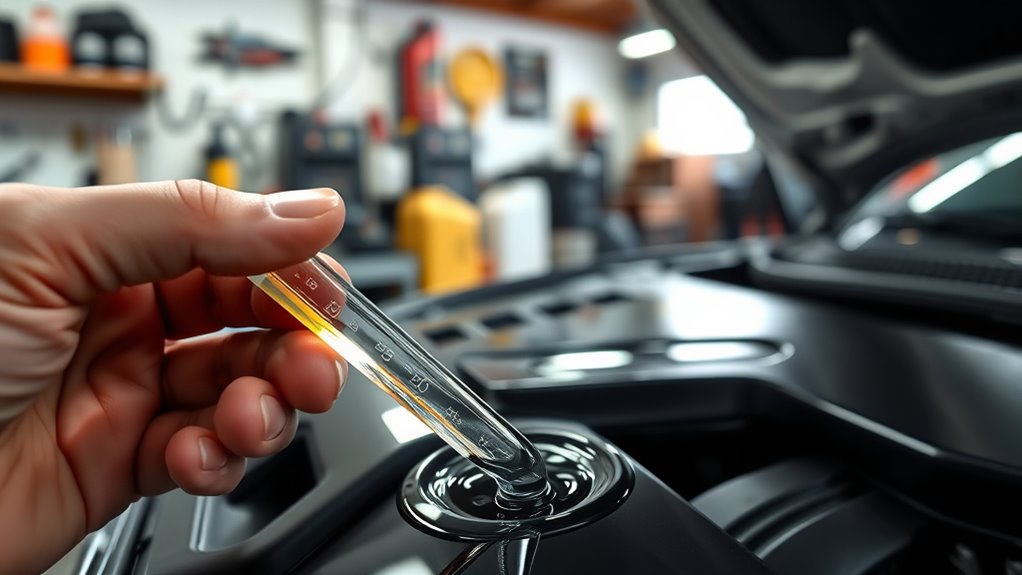 check oil level and condition