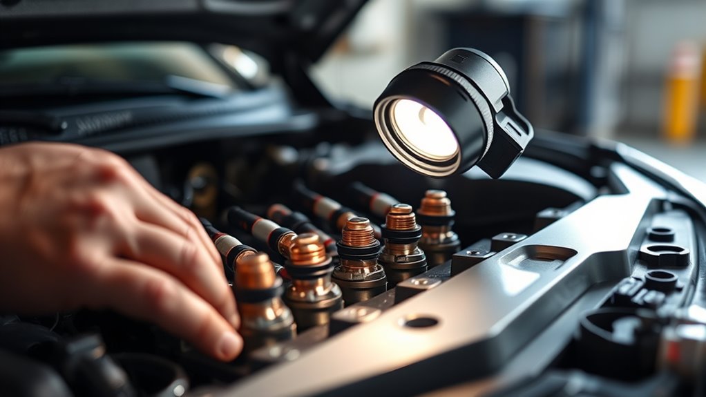 check spark plugs and wiring