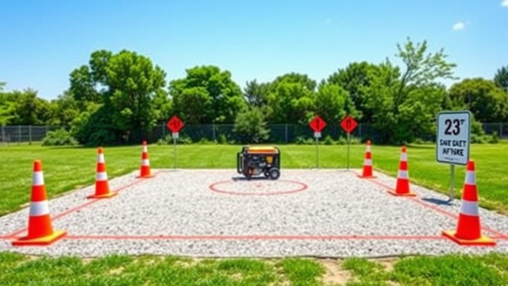 clear obstructed safe prepared