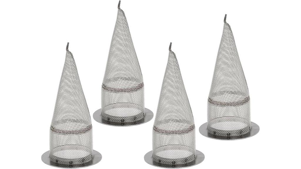 conical stub spark arrestor