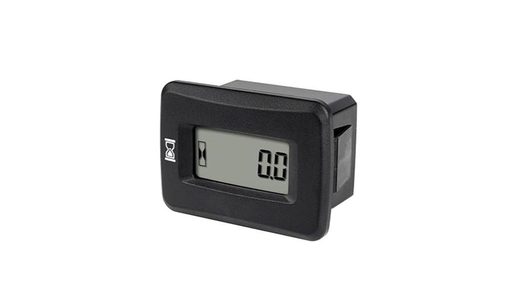 digital hour meter display