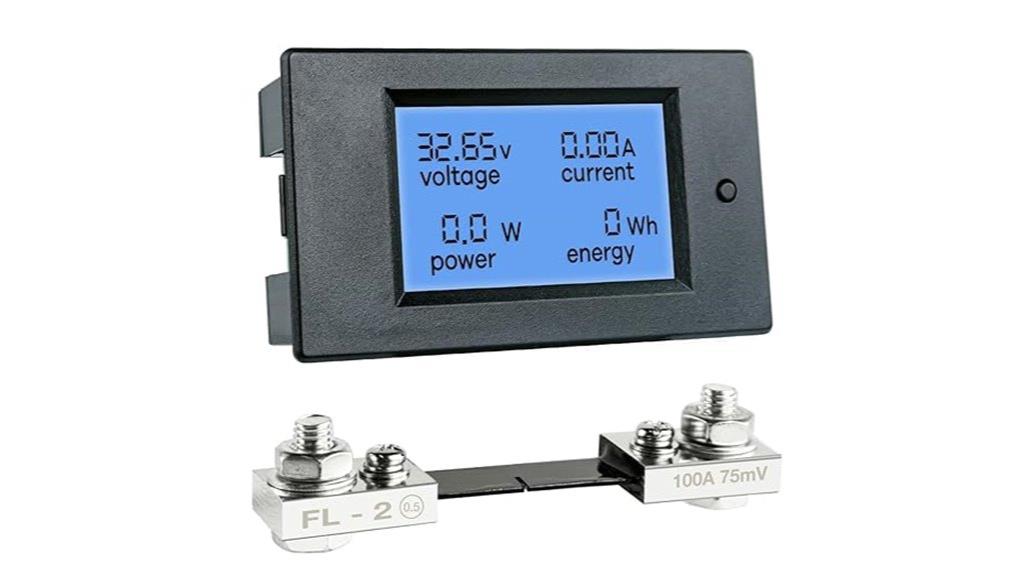digital power meter display